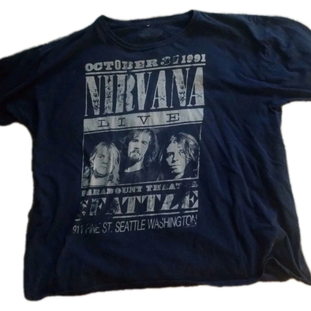 Nirvana Live Graphic T-Shirt ©2009